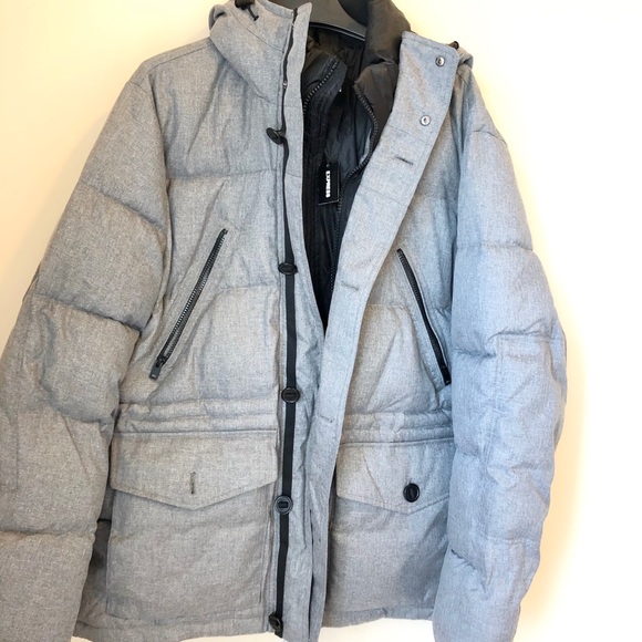 Express hooded-water resistant Tech Parka - Picture 3 of 8